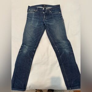 APC petit new standard denim 29 waist